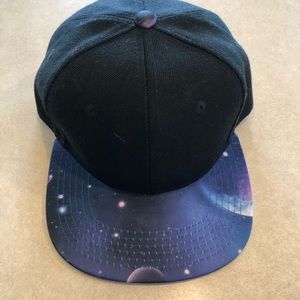 Youth Galaxy SnapBack Hat - Approx. Size Medium